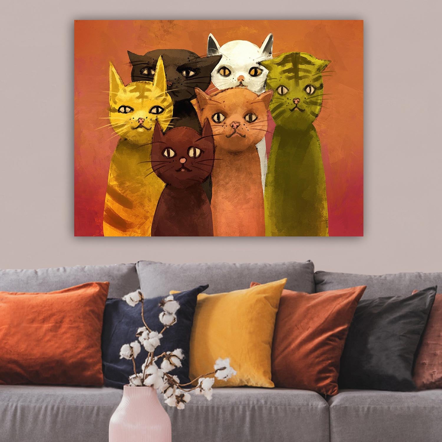 Entdecken Sie das faszinierende Leinwandbild von Wallity in Mehrfarbig. Ein Meisterwerk, das jeden Raum mit geheimnisvoller Schönheit verwandelt.