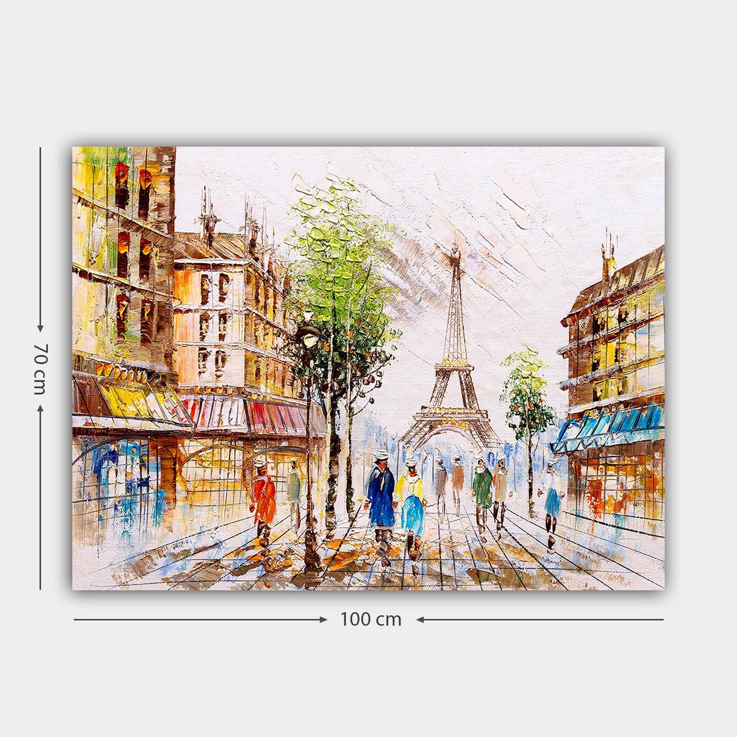 Verleihen Sie Ihrem Raum mit dem mehrfarbigen Leinwandbild 644686126_70100 von Wallity einen Hauch von Eleganz. Dieses Kunstwerk begeistert mit lebendigen Farben und fesselndem Design.