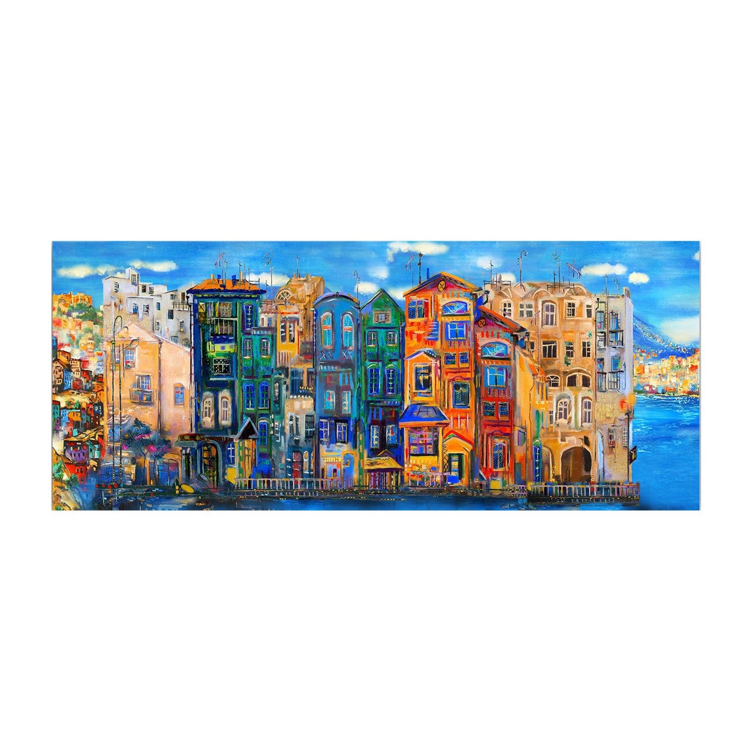 Verleihen Sie Ihrem Zuhause mit dem mehrfarbigen Leinwandbild YTY3502432915_50120 von Wallity einen Hauch von Eleganz und Kreativität.