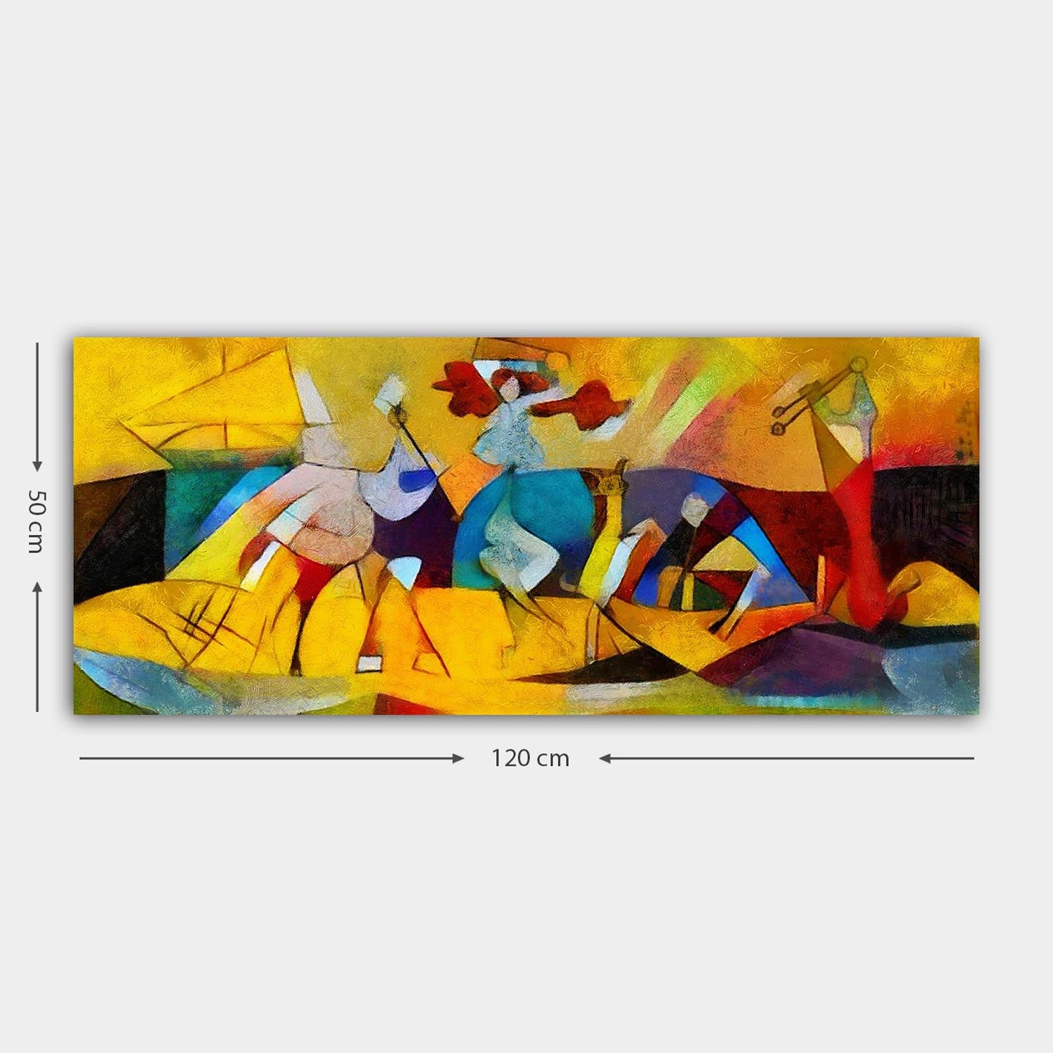 Verwandeln Sie Ihre Wände mit dem mehrfarbigen Leinwandbild YTY588081758_50120 von Wallity. Ein Kunstwerk, das Eleganz und Lebendigkeit in jeden Raum bringt.