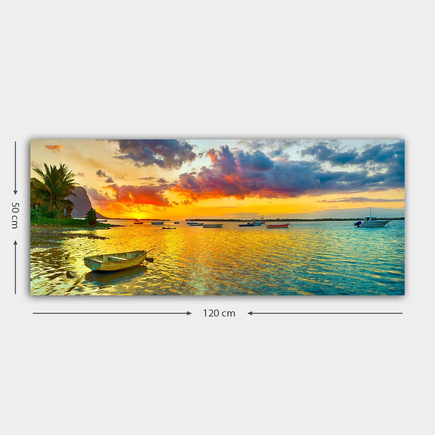 Verleihen Sie Ihrem Raum mit dem mehrfarbigen Leinwandbild YTY745431814_50120 von Wallity einen Hauch von Eleganz und Kreativität!