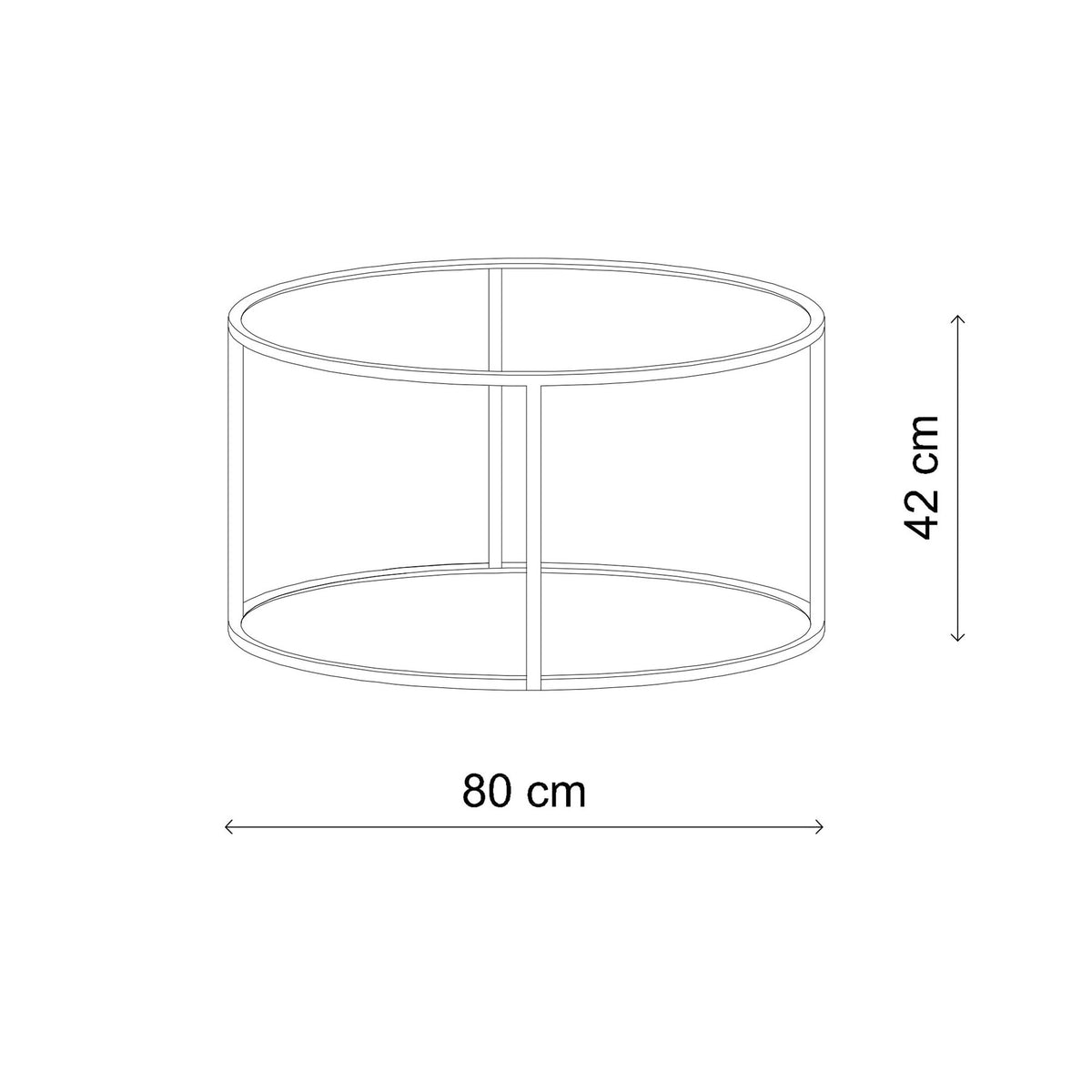 Grauer Couchtisch aus gehärtetem Glas mit Metallgestell, quadratische Form, Grösse 80x80x43 cm, minimalistisches Design.