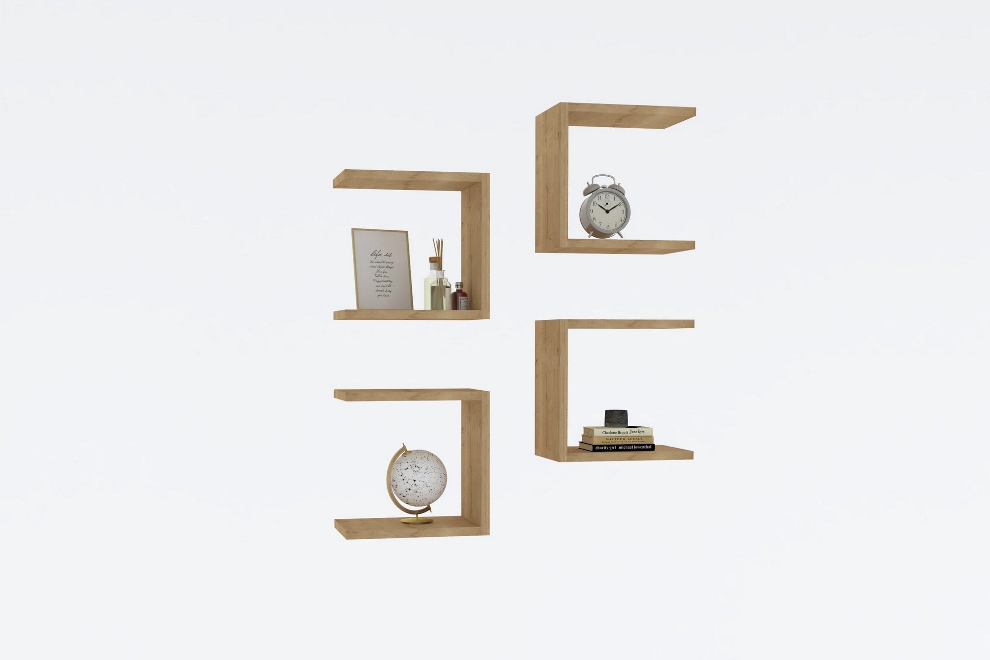 Étagère murale de base - chêne saphir