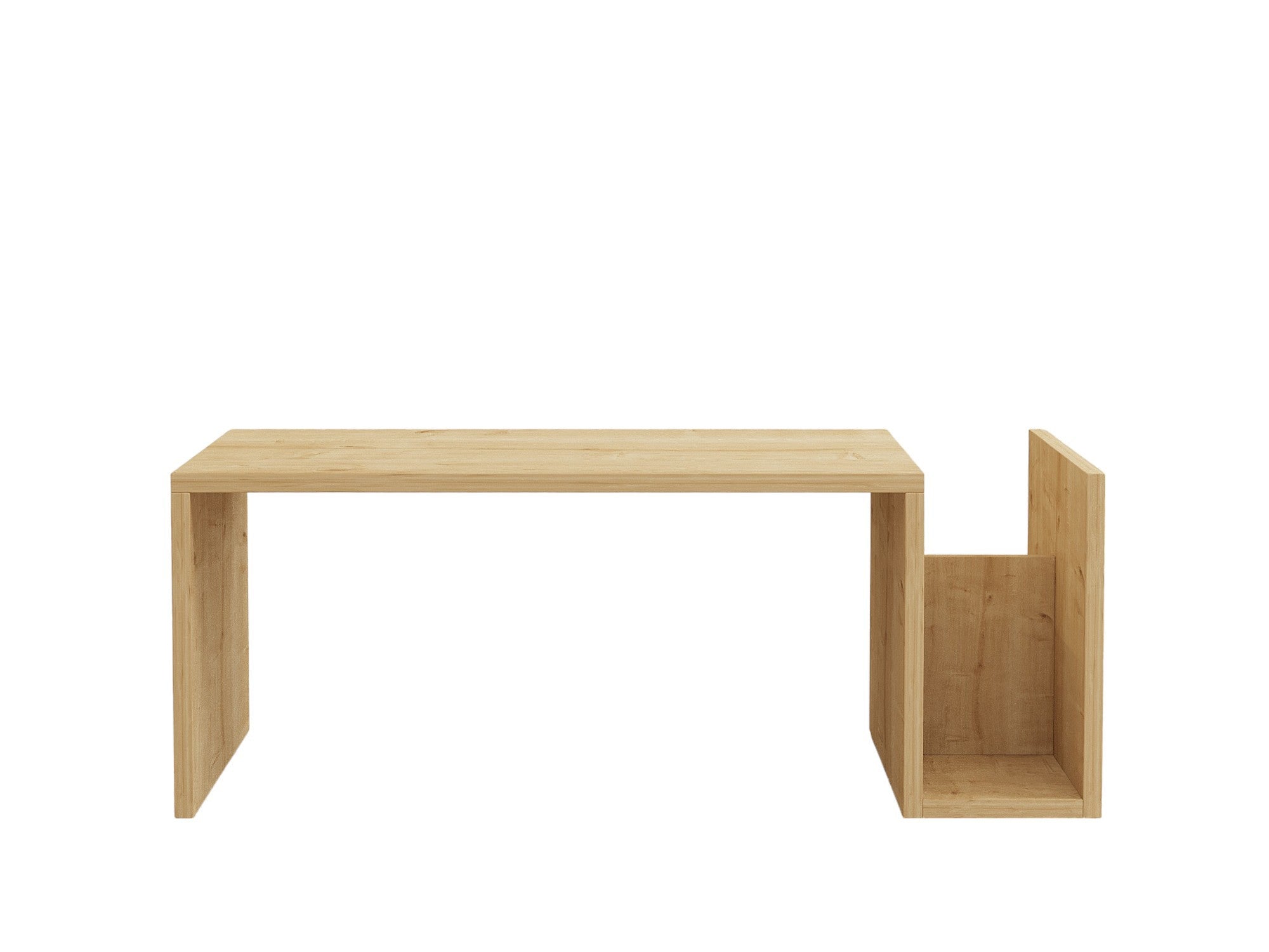 Erleben Sie den Memo Sofatisch aus Saphir-Eiche von Hanah Home – ein elegantes, skandinavisches Design, das Stil und Funktionalität vereint.