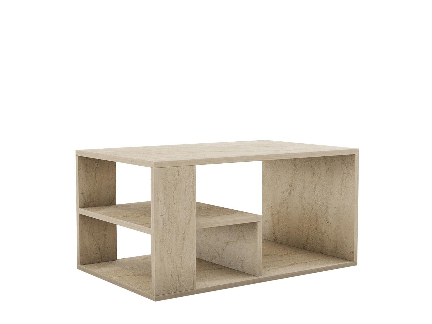 Eros - Travertine in Travertin präsentiert im Onlineshop von KAQTU Design AG. Beistelltisch ist von Hanah Home