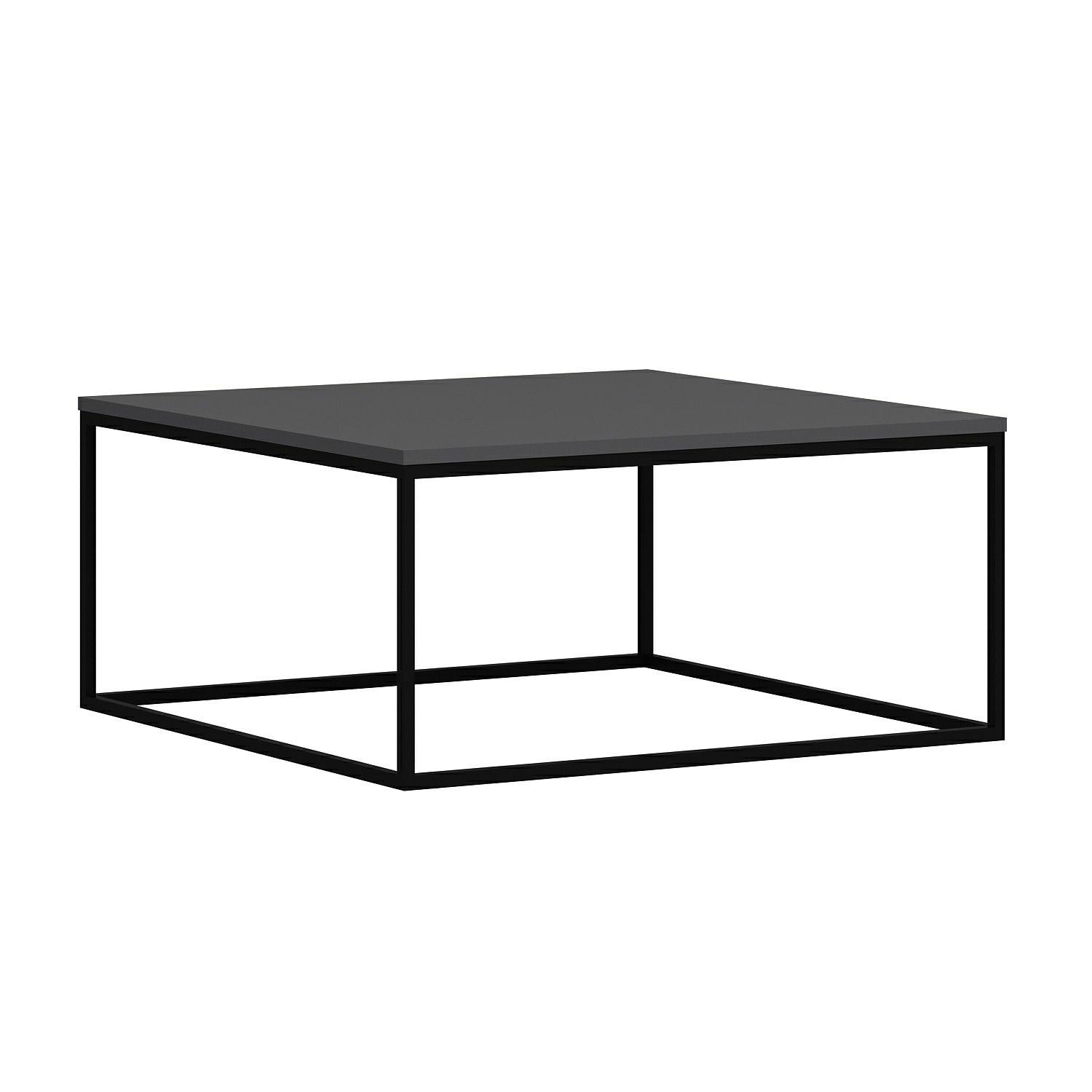 Loni - Anthracite in Anthrazit präsentiert im Onlineshop von KAQTU Design AG. Beistelltisch ist von Hanah Home
