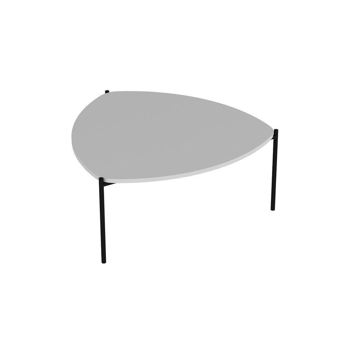Lenny Sofatisch - Weiss in Weiss präsentiert im Onlineshop von KAQTU Design AG. Couchtisch ist von Hanah Home