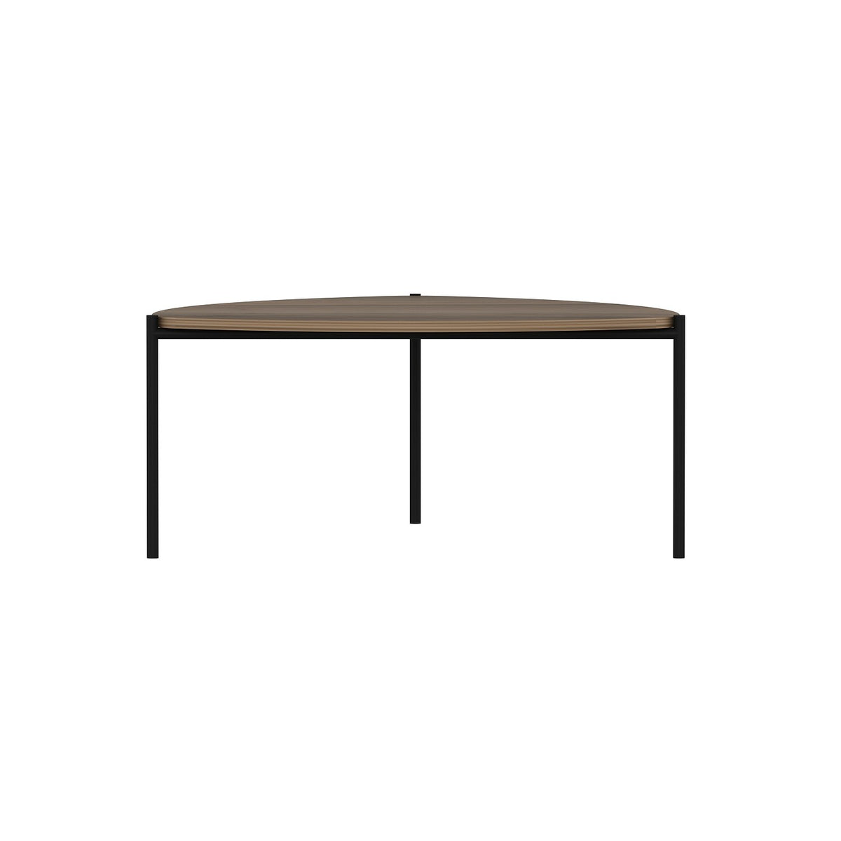 Lenny Sofatisch - Walnuss in Walnuss präsentiert im Onlineshop von KAQTU Design AG. Couchtisch ist von Hanah Home