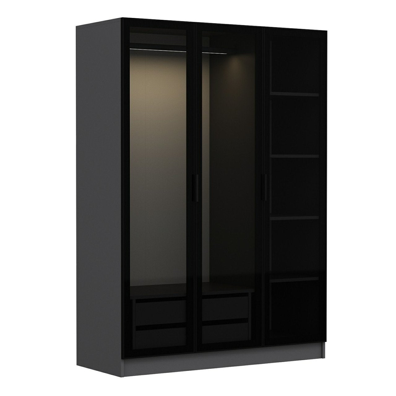 Kale Anthracite Black - 2272 in Anthrazit Schwarz präsentiert im Onlineshop von KAQTU Design AG. Garderobe ist von Hanah Home