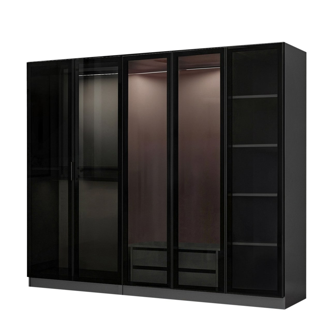 Kale - 6091 in Anthrazit Schwarz präsentiert im Onlineshop von KAQTU Design AG. Garderobe ist von Hanah Home