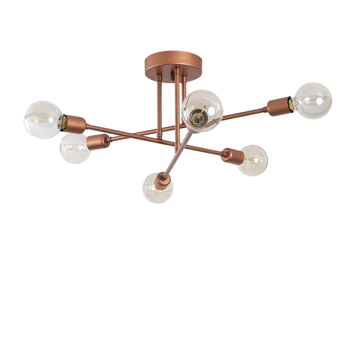 Flower Deckenlampe - Kupfer in Kupfer präsentiert im Onlineshop von KAQTU Design AG. Deckenleuchte ist von Opviq