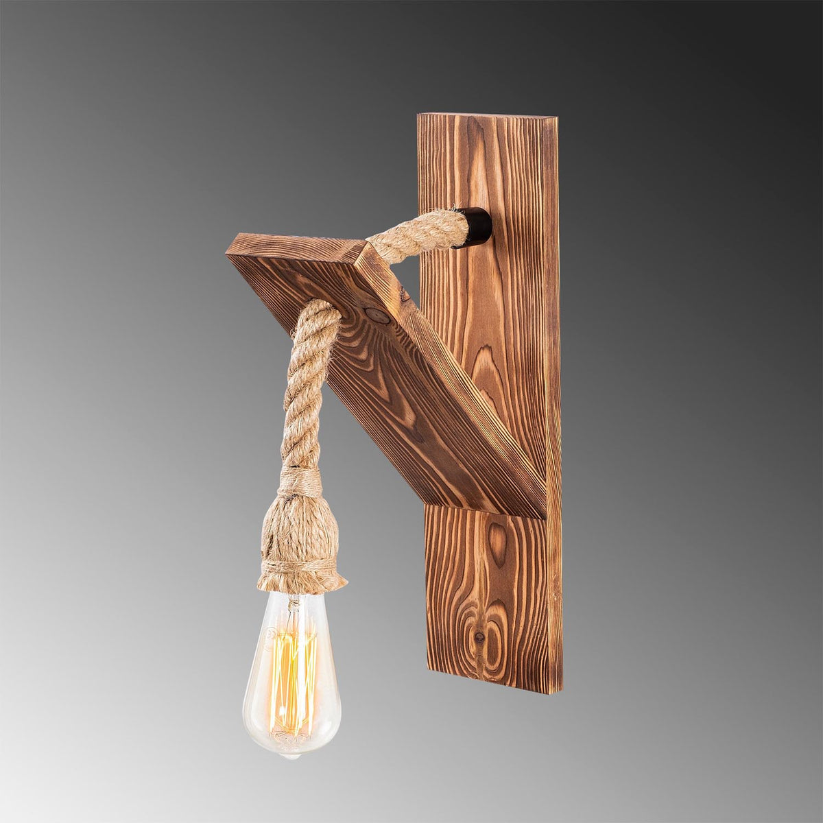 Erebos Wandleuchte - Holz in Holz präsentiert im Onlineshop von KAQTU Design AG. Wandleuchte ist von Opviq