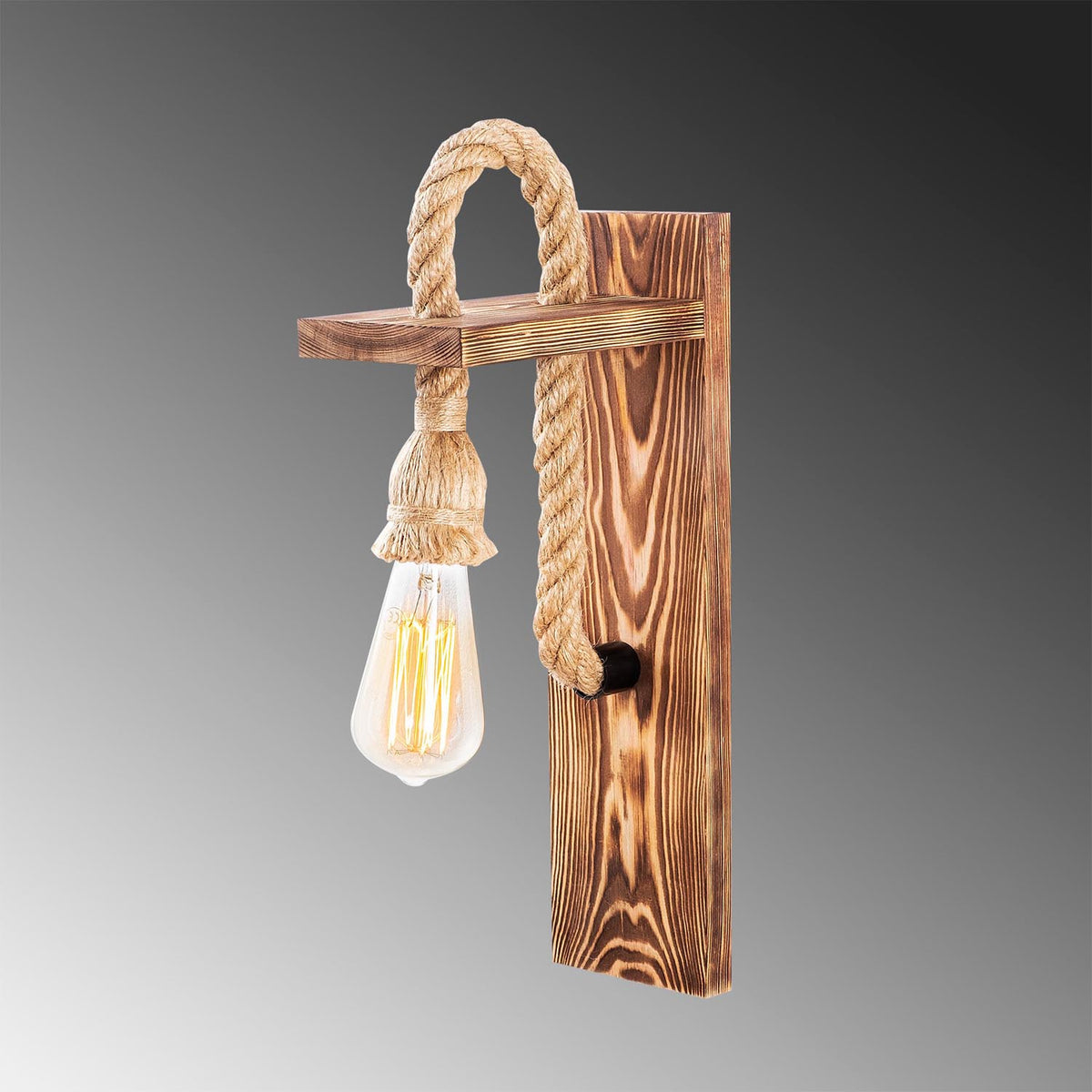 Erebos Wandleuchte - Holz in Holz präsentiert im Onlineshop von KAQTU Design AG. Wandleuchte ist von Opviq