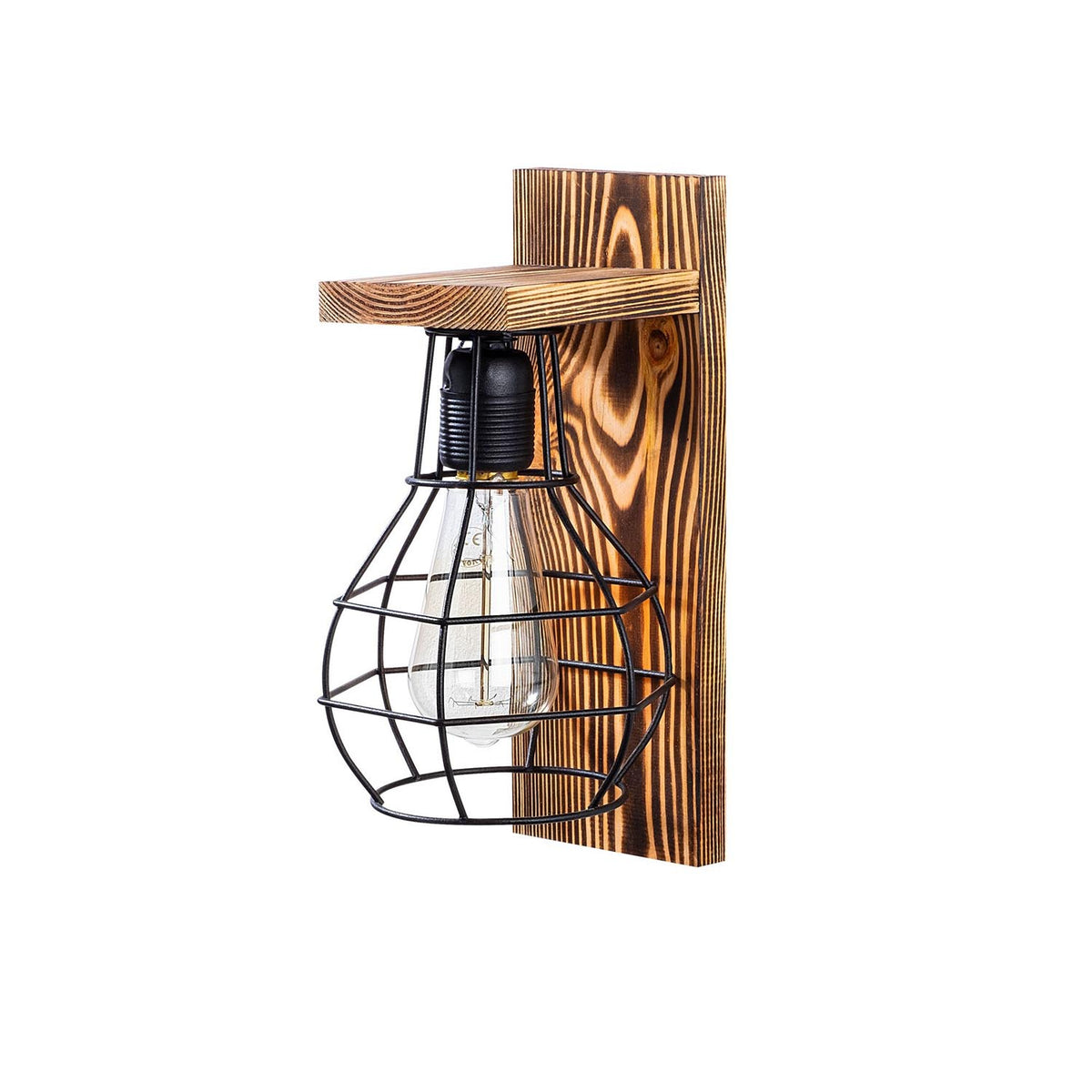 Erebos Wandleuchte - Holz in Holz präsentiert im Onlineshop von KAQTU Design AG. Wandleuchte ist von Opviq