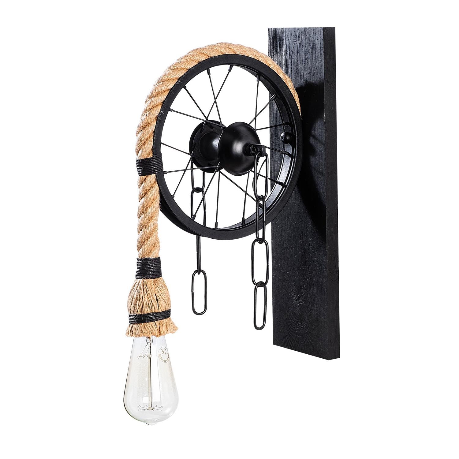 Entdecken Sie die Erebos Wandleuchte von Opviq in elegantem Schwarz. Diese Holzlampe schafft eine einladende Atmosphäre und passt perfekt zu jedem Wohnstil.