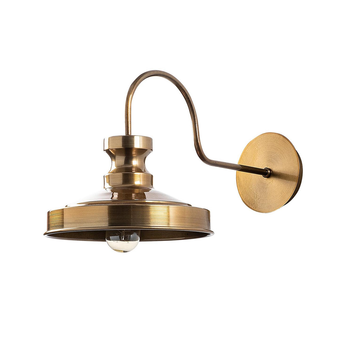 Berceste Wandleuchte - Gold in Gold präsentiert im Onlineshop von KAQTU Design AG. Wandleuchte ist von Opviq