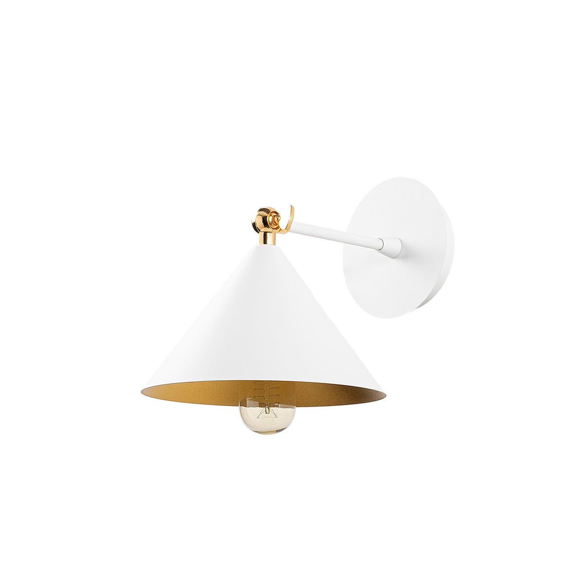 Berceste Wandleuchte - Weiss in Weiss präsentiert im Onlineshop von KAQTU Design AG. Wandleuchte ist von Opviq