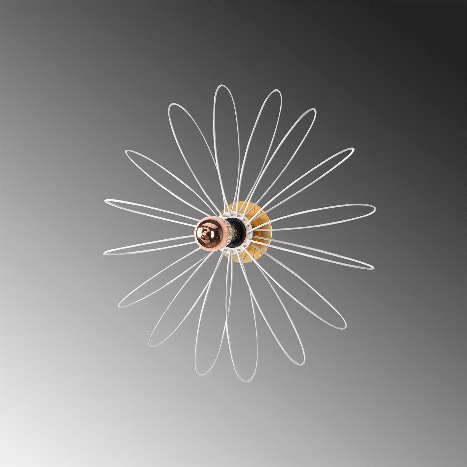 Verleihen Sie Ihrem Raum mit der eleganten Blumen-Wandleuchte Hemd - 707-A WHITE von Opviq einen Hauch von Raffinesse und Gemütlichkeit.