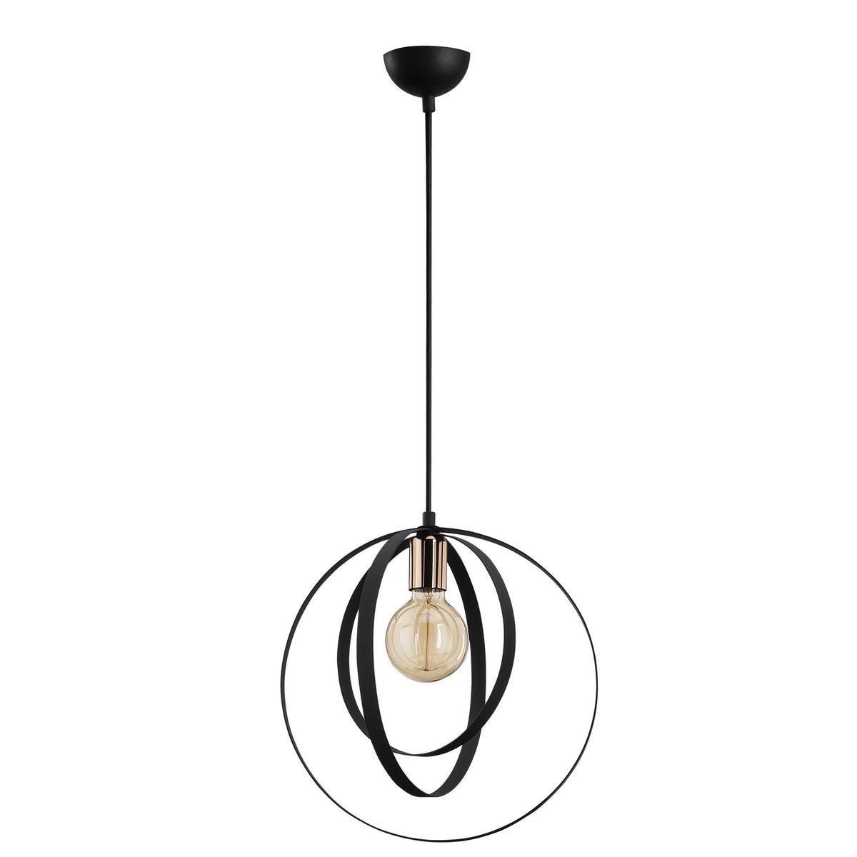Vaveyla Pendellampe - Schwarz in Schwarz präsentiert im Onlineshop von KAQTU Design AG. Pendelleuchte ist von Opviq
