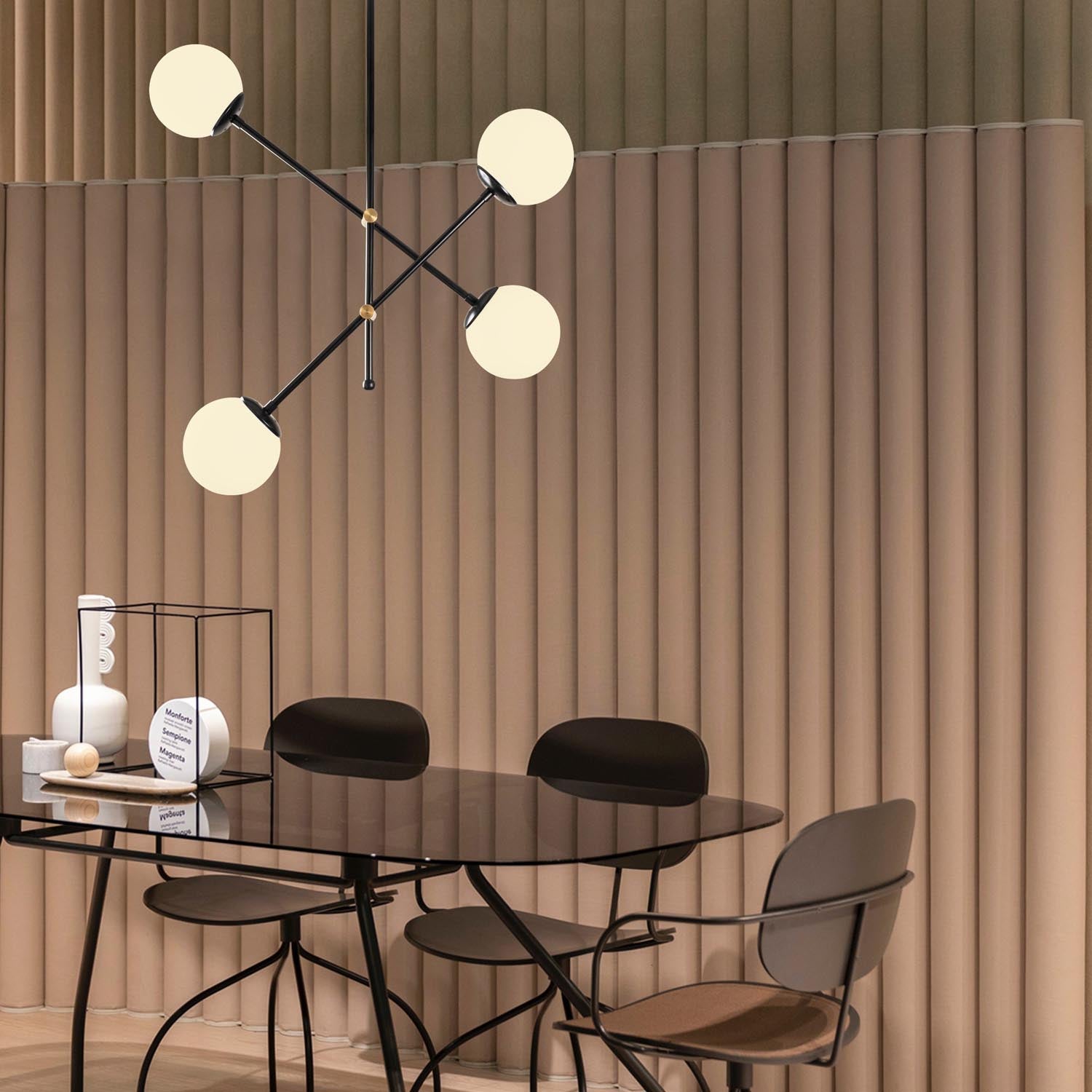 Entdecken Sie die elegante Pendelleuchte Best - 631-S in Schwarz von Opviq. Perfekt für stilvolle Akzente in jedem Raum!