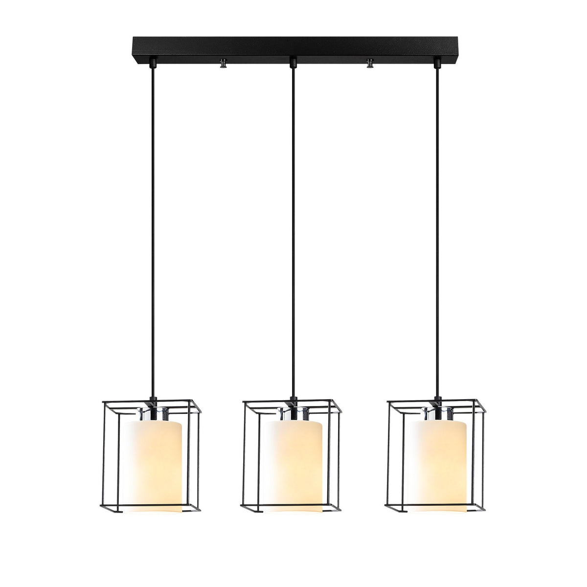 Swank Pendellampe - Schwarz in Schwarz präsentiert im Onlineshop von KAQTU Design AG. Pendelleuchte ist von Opviq