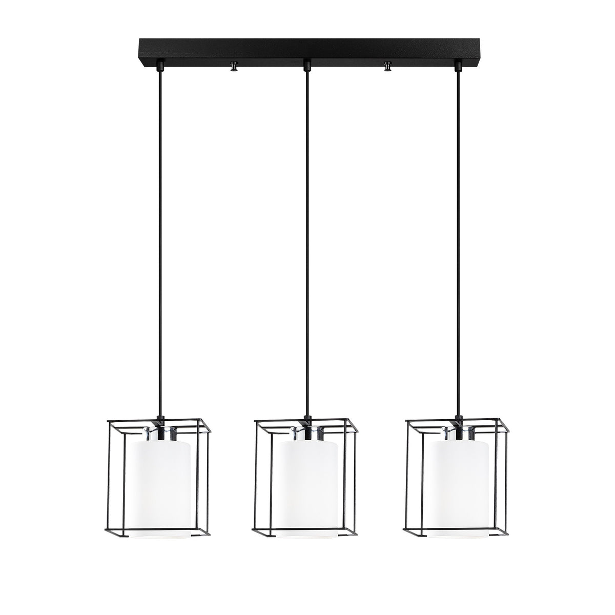 Swank Pendellampe - Schwarz in Schwarz präsentiert im Onlineshop von KAQTU Design AG. Pendelleuchte ist von Opviq
