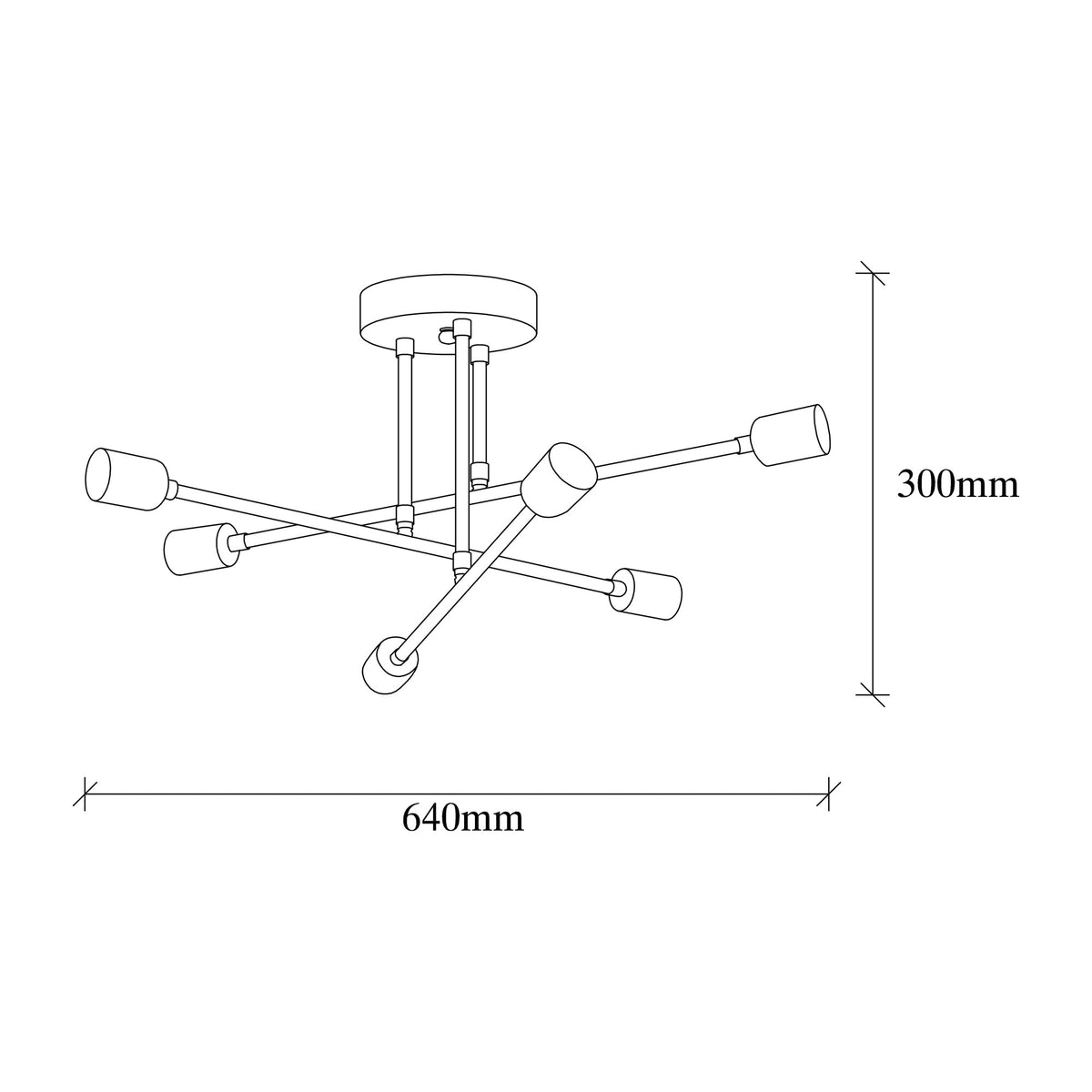 Flower Deckenlampe - Weiss in Weiss präsentiert im Onlineshop von KAQTU Design AG. Deckenleuchte ist von Opviq