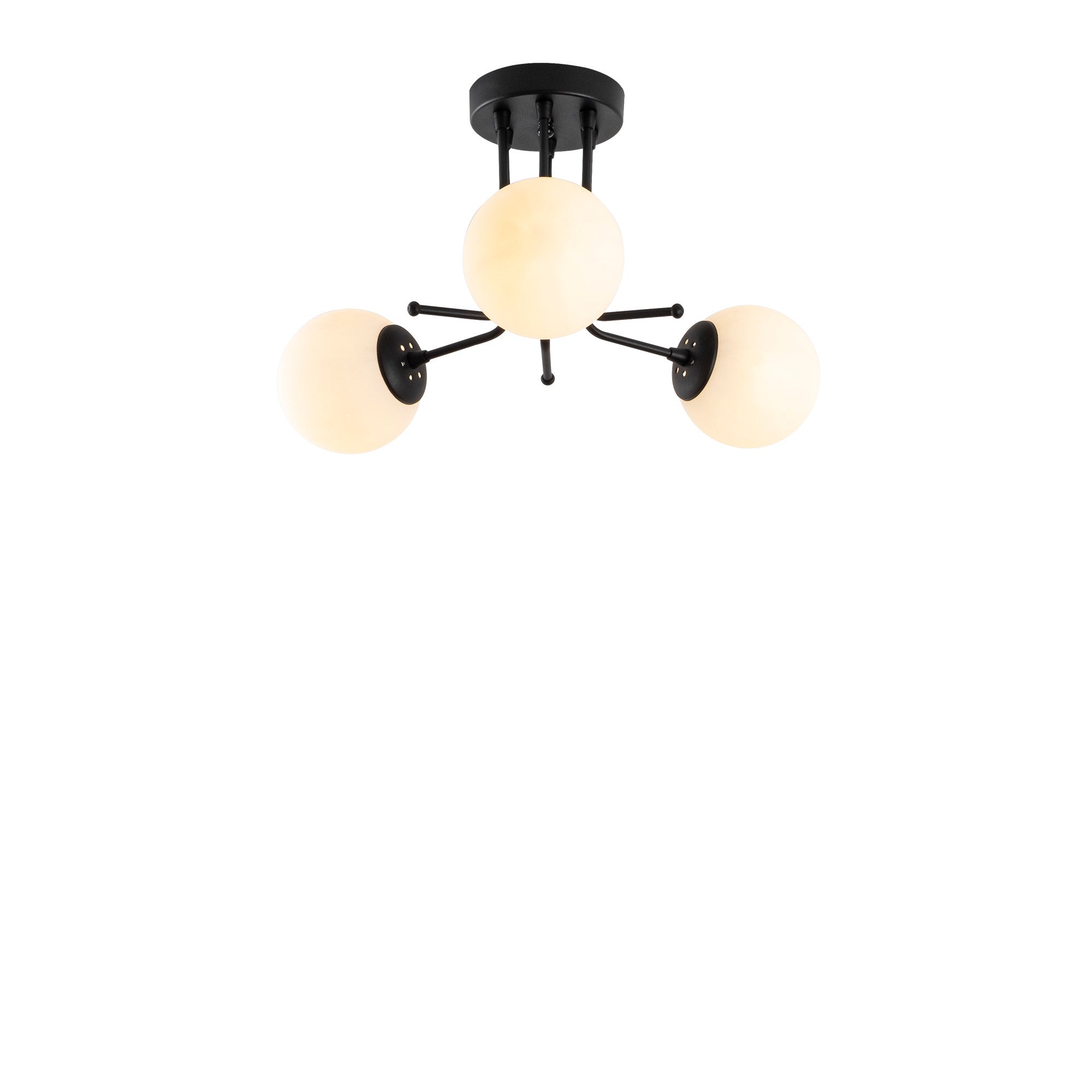 Setzen Sie mit der Daisy Deckenleuchte von Opviq in elegantem Schwarz stilvolle Akzente in Ihrem Zuhause und genießen Sie modernes Design.