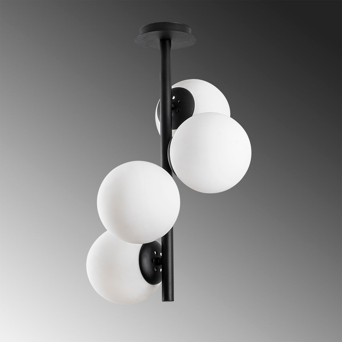 Faze Pendellampe - Schwarz in Schwarz präsentiert im Onlineshop von KAQTU Design AG. Pendelleuchte ist von Opviq