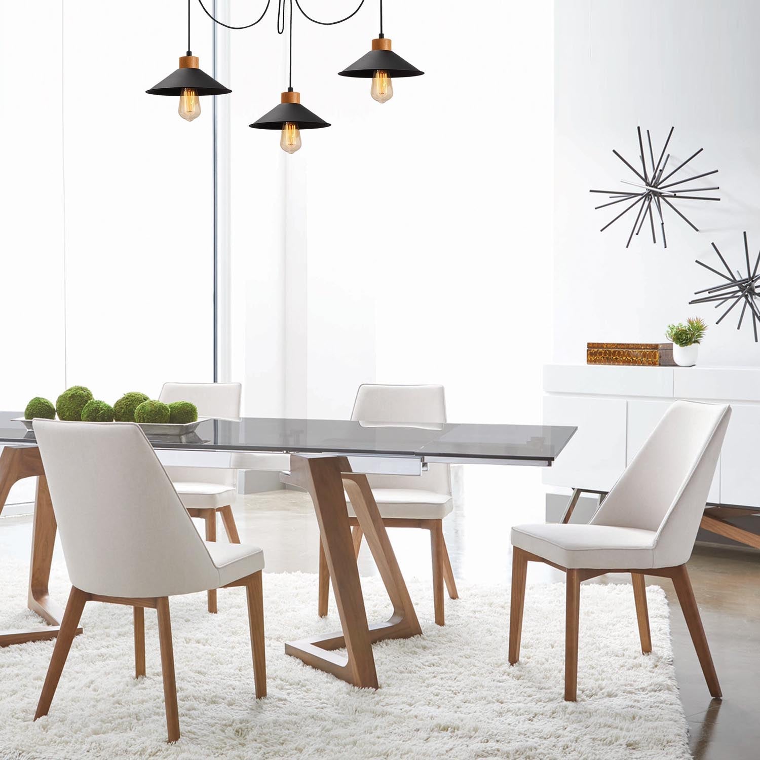 Entdecken Sie die elegante Manavgat Pendelleuchte in Schwarz von Opviq. Perfekt für stilvolle Akzente in jedem Raum!