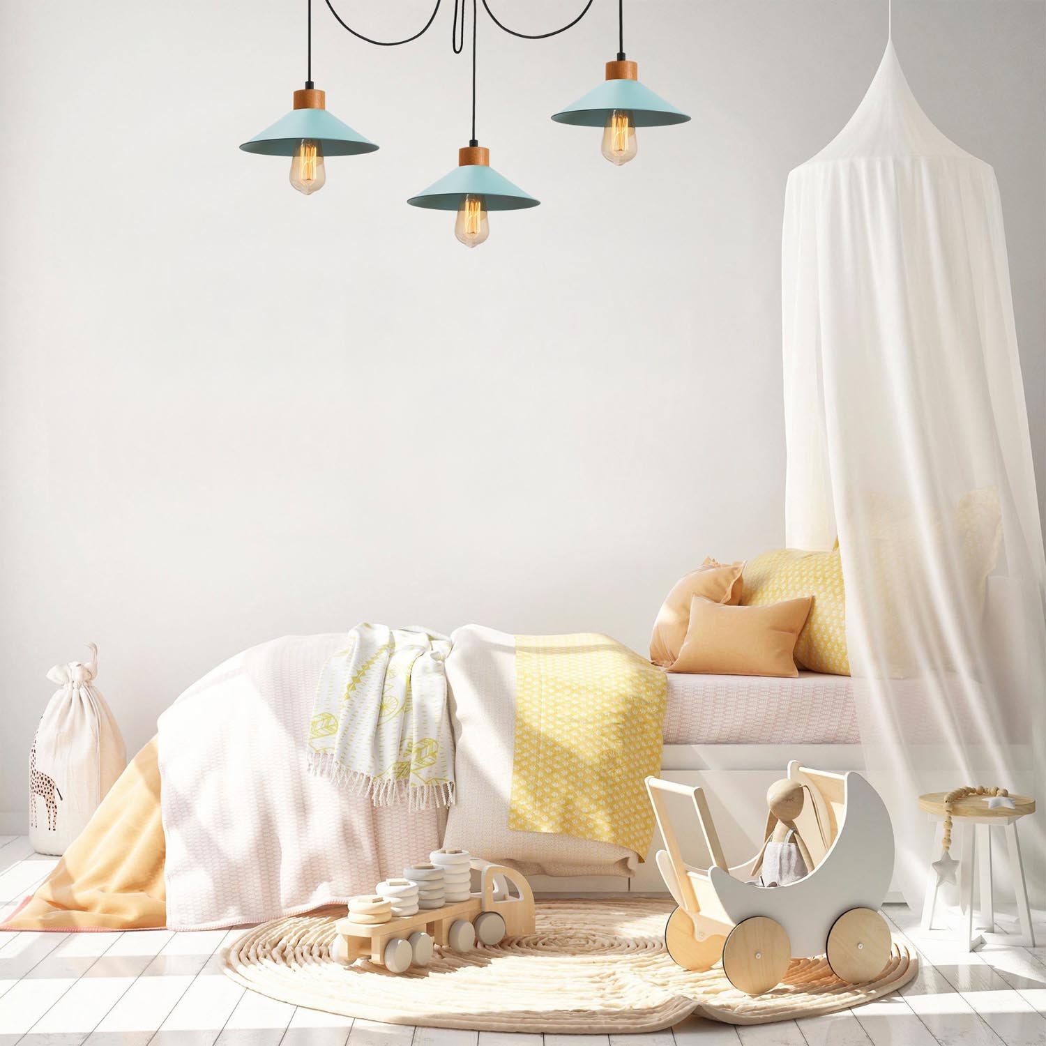 Entdecken Sie die elegante Manavgat Pendelleuchte in Türkis von Opviq. Ein stilvolles Highlight für jeden Raum, das Atmosphäre und Charme verleiht.