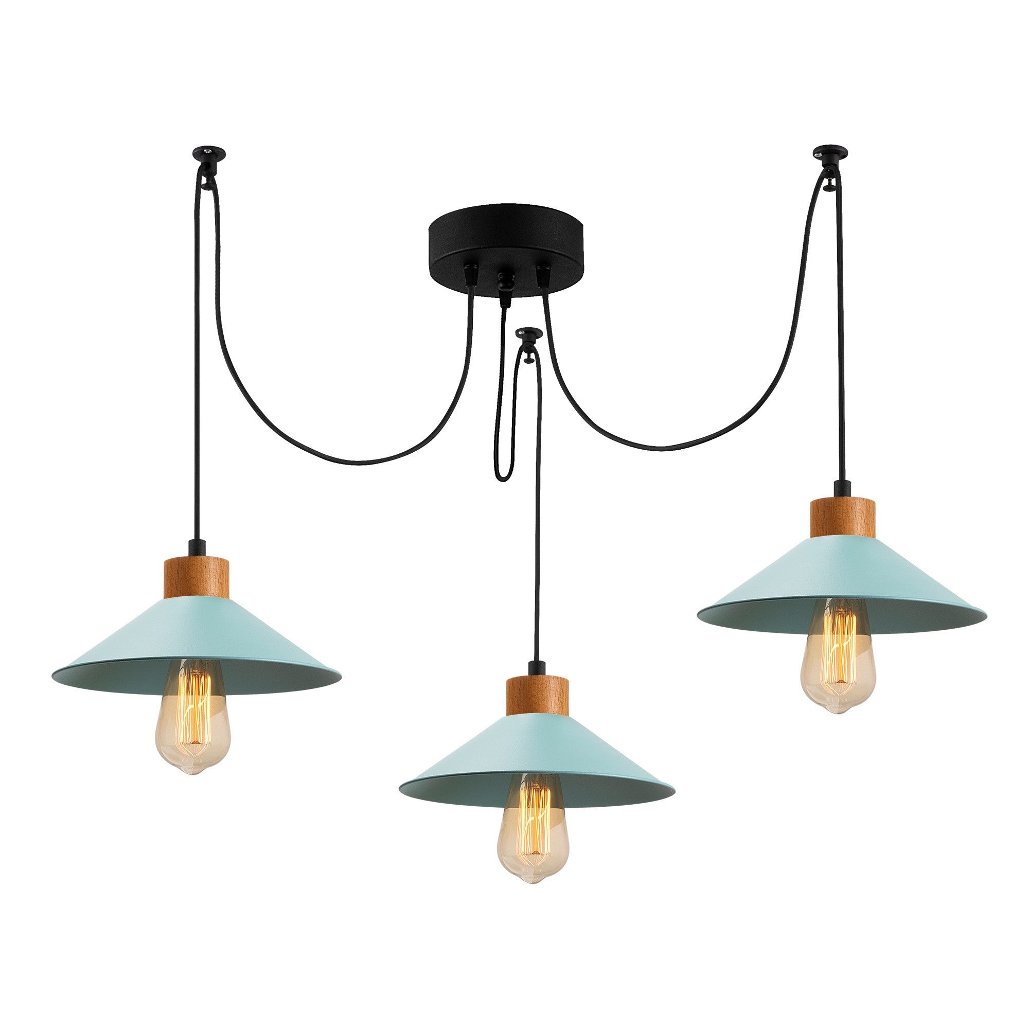 Erleben Sie die faszinierende Manavgat Pendelleuchte in Türkis von Opviq. Ein elegantes Design, das jedem Raum einen Hauch von Raffinesse verleiht.