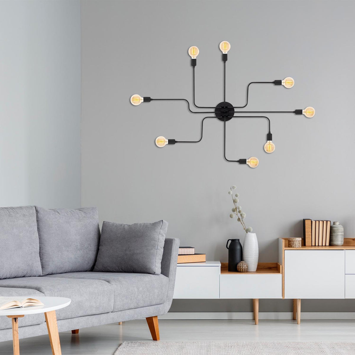 Truva Deckenlampe - Schwarz in Schwarz präsentiert im Onlineshop von KAQTU Design AG. Deckenleuchte ist von Opviq