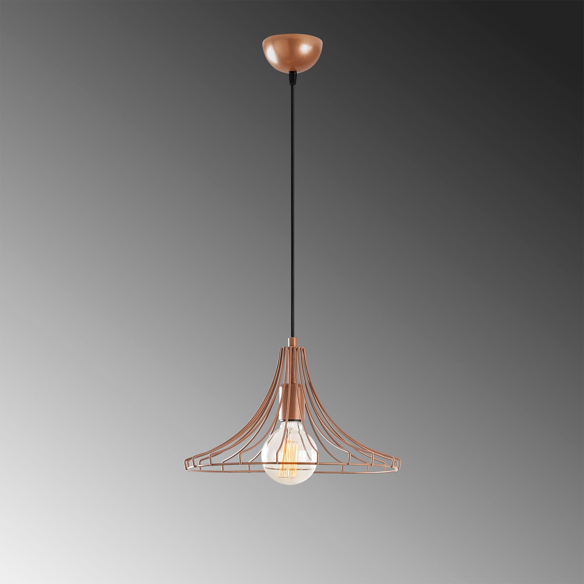 Erleben Sie mit der Mezopotamya Pendelleuchte in Kupfer von Opviq eine stilvolle Transformation Ihres Raumes. Eleganz trifft modernes Design!