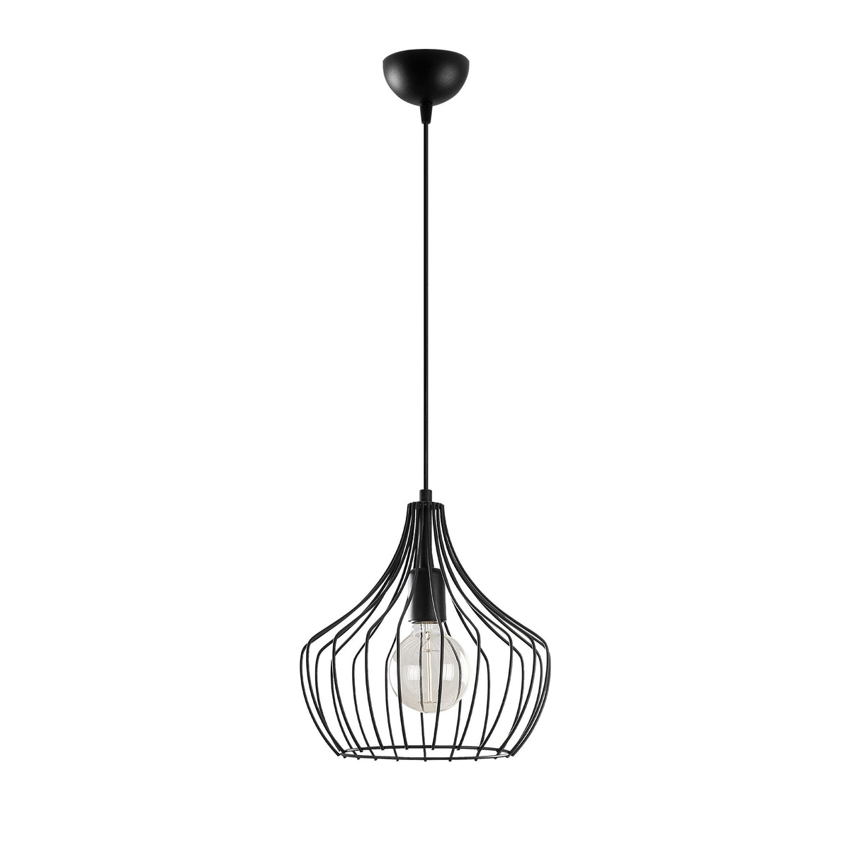 Mezopotamya Pendellampe - Schwarz in Schwarz präsentiert im Onlineshop von KAQTU Design AG. Pendelleuchte ist von Opviq
