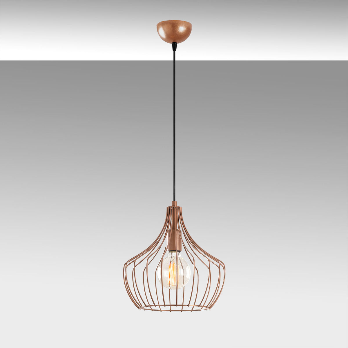 Mezopotamya Pendellampe - Kupfer in Kupfer präsentiert im Onlineshop von KAQTU Design AG. Pendelleuchte ist von Opviq