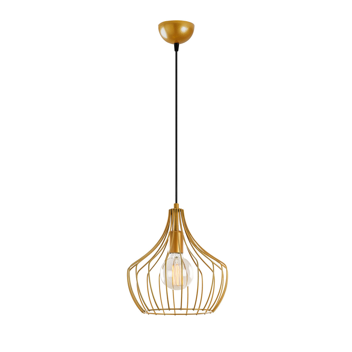 Mezopotamya Pendellampe - Gold in Gold präsentiert im Onlineshop von KAQTU Design AG. Pendelleuchte ist von Opviq