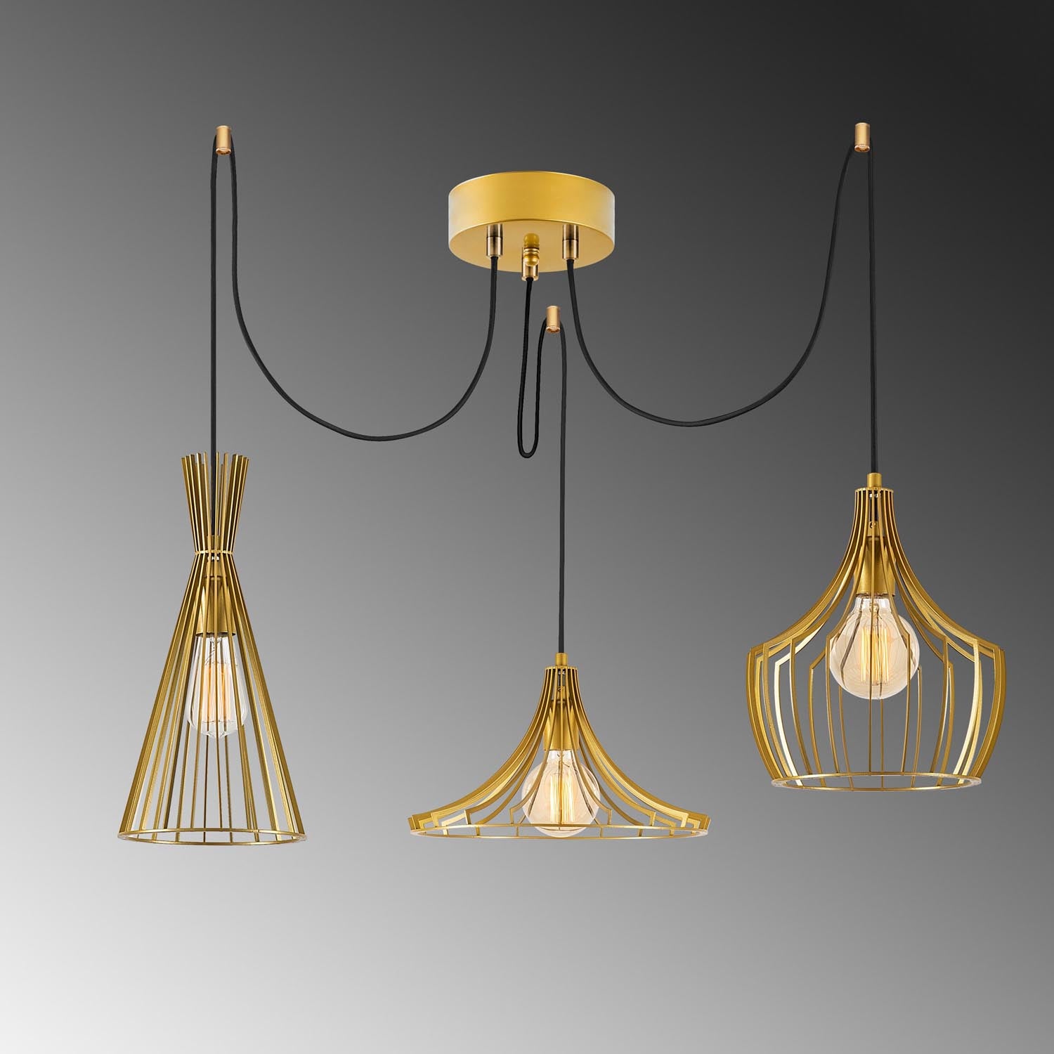 Verleihen Sie Ihrem Zuhause mit der Mezopotamya Pendelleuchte von Opviq einen Hauch von Luxus. Ihr modernes Design und warmes Licht schaffen eine einladende Atmosphäre.