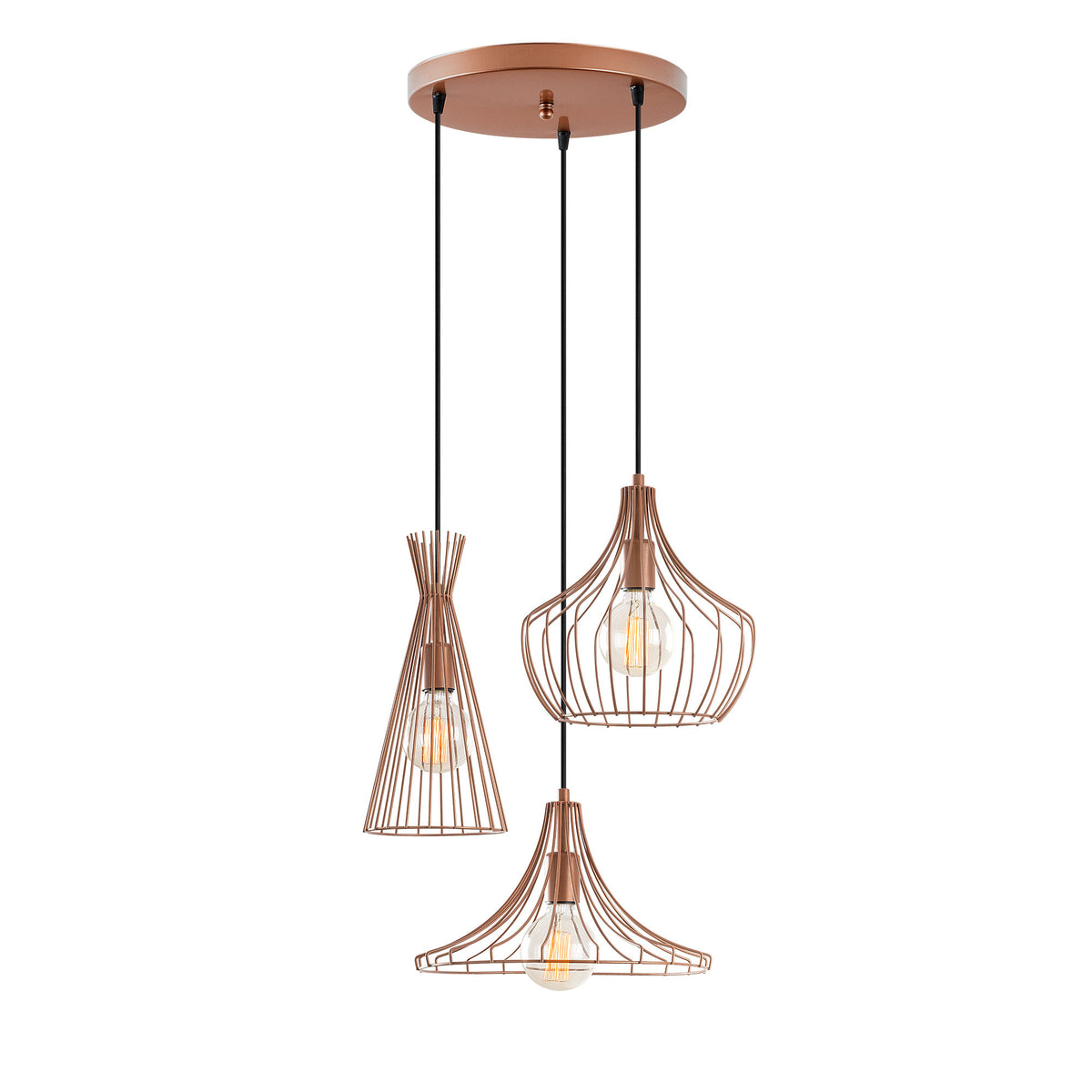 Mezopotamya Pendellampe - Kupfer in Kupfer präsentiert im Onlineshop von KAQTU Design AG. Pendelleuchte ist von Opviq