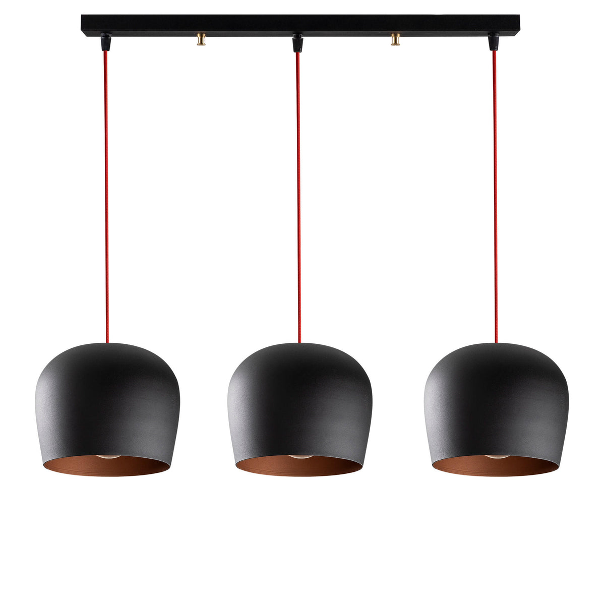 Berceste Pendellampe - Schwarz Rot in Schwarz Rot präsentiert im Onlineshop von KAQTU Design AG. Pendelleuchte ist von Opviq