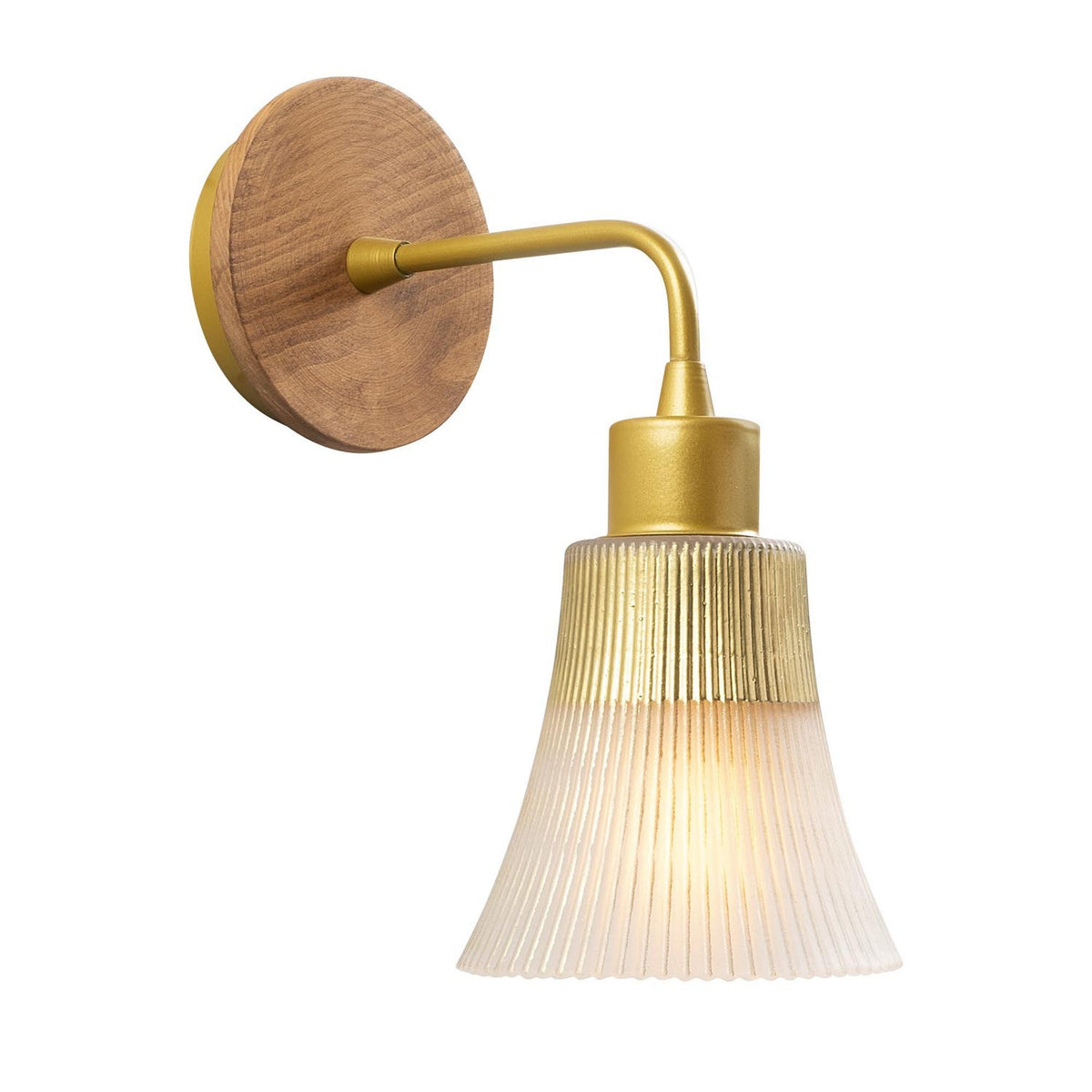 Foca Wandleuchte - Gold in Gold präsentiert im Onlineshop von KAQTU Design AG. Wandleuchte ist von Opviq