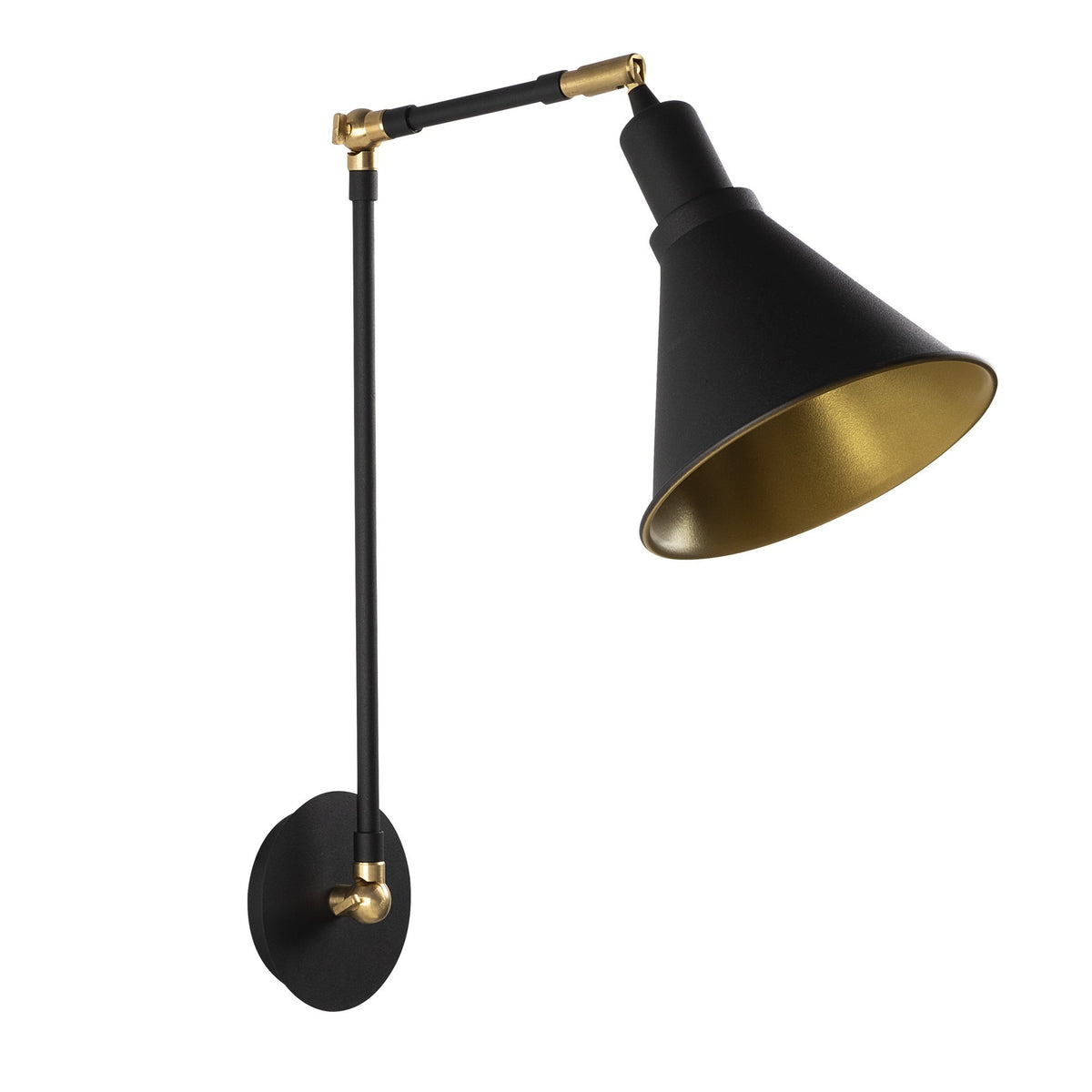 Berceste Wandleuchte - Schwarz in Schwarz präsentiert im Onlineshop von KAQTU Design AG. Wandleuchte ist von Opviq