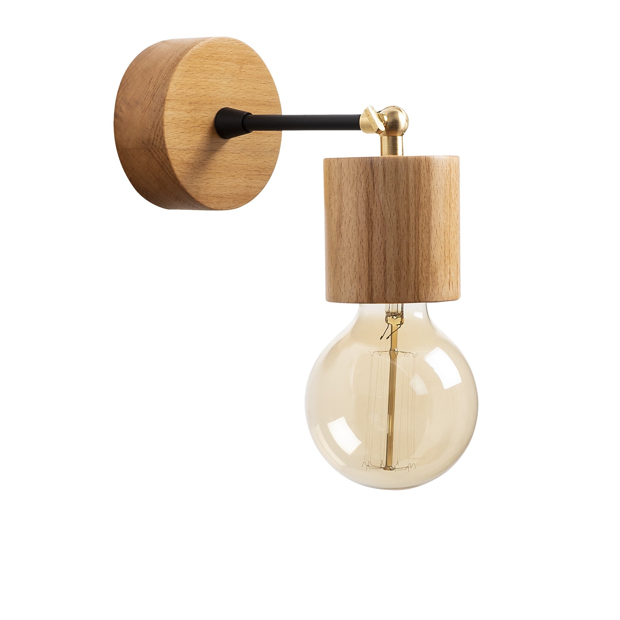 Entdecken Sie die Xanthos Wandleuchte von Opviq – eine elegante Holzlampe, die mit ihrem warmen Licht und zeitlosen Design Ihr Zuhause verzaubert.