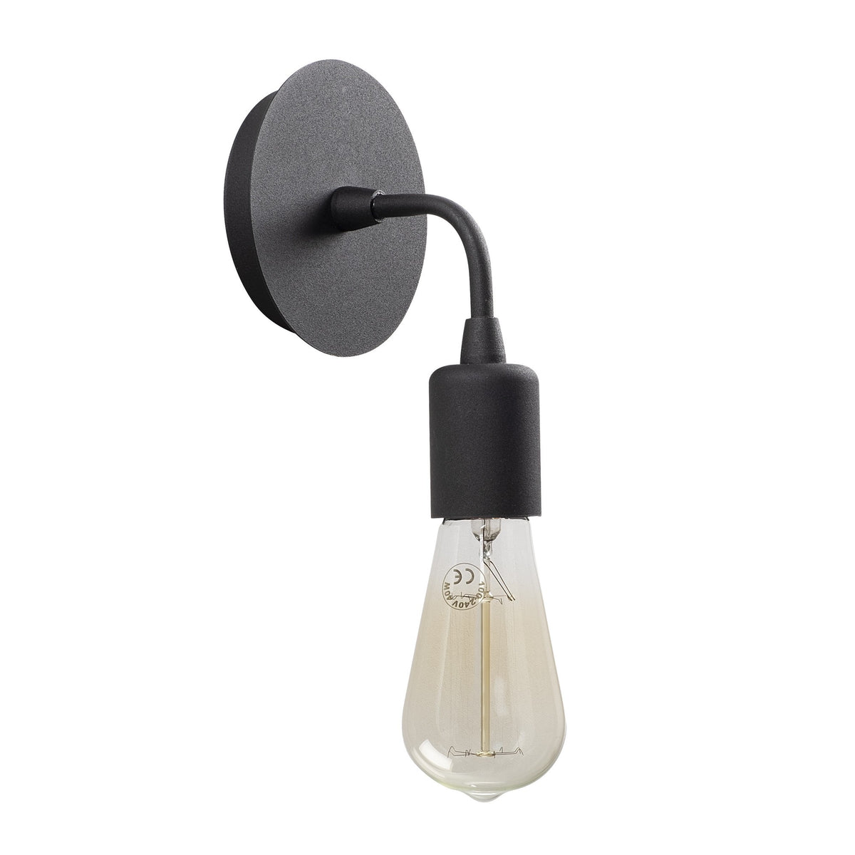 Harput Wandleuchte - Schwarz in Schwarz präsentiert im Onlineshop von KAQTU Design AG. Wandleuchte ist von Opviq