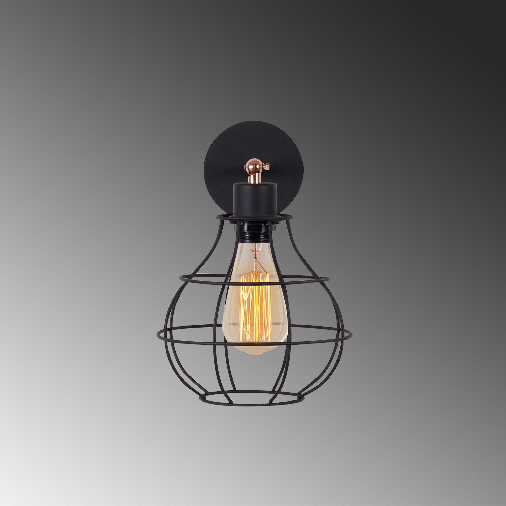 Erleben Sie die Fellini Wandleuchte von Opviq in Schwarz – eine stilvolle Lichtquelle, die Eleganz und moderne Raffinesse in Ihr Zuhause bringt.