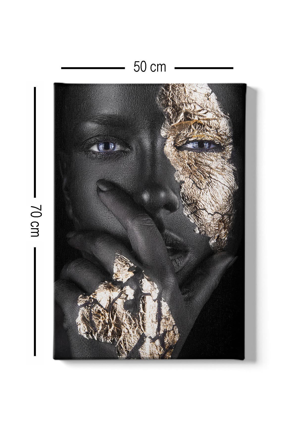 Entdecken Sie das Kanvas Tablo (50 x 70) von Wallity – ein faszinierendes mehrfarbiges Leinwandbild, das Ihrem Raum mysteriöse Eleganz verleiht.