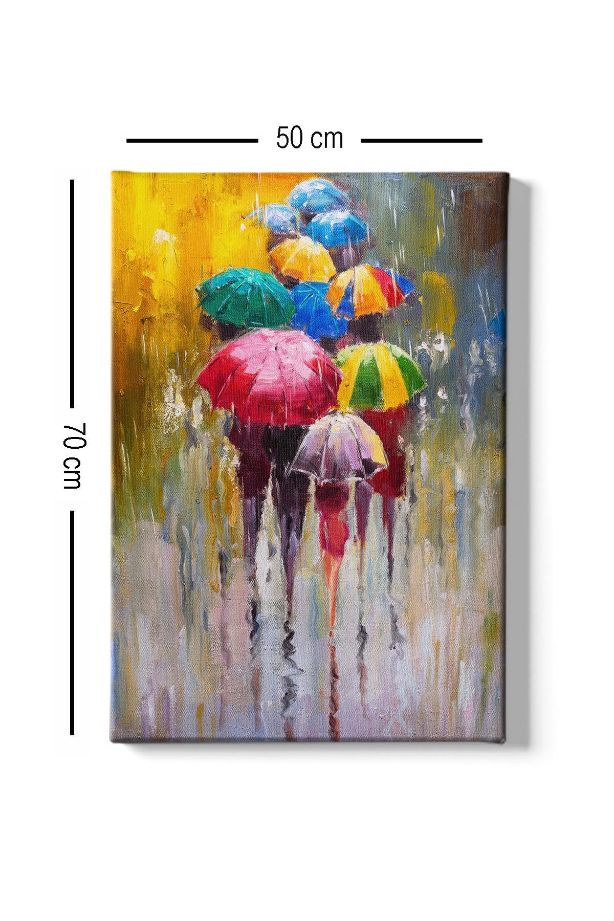 Kanvas Tablo (50 x 70) Bild - Mehrfarbig in Mehrfarbig präsentiert im Onlineshop von KAQTU Design AG. Bild ist von Wallity