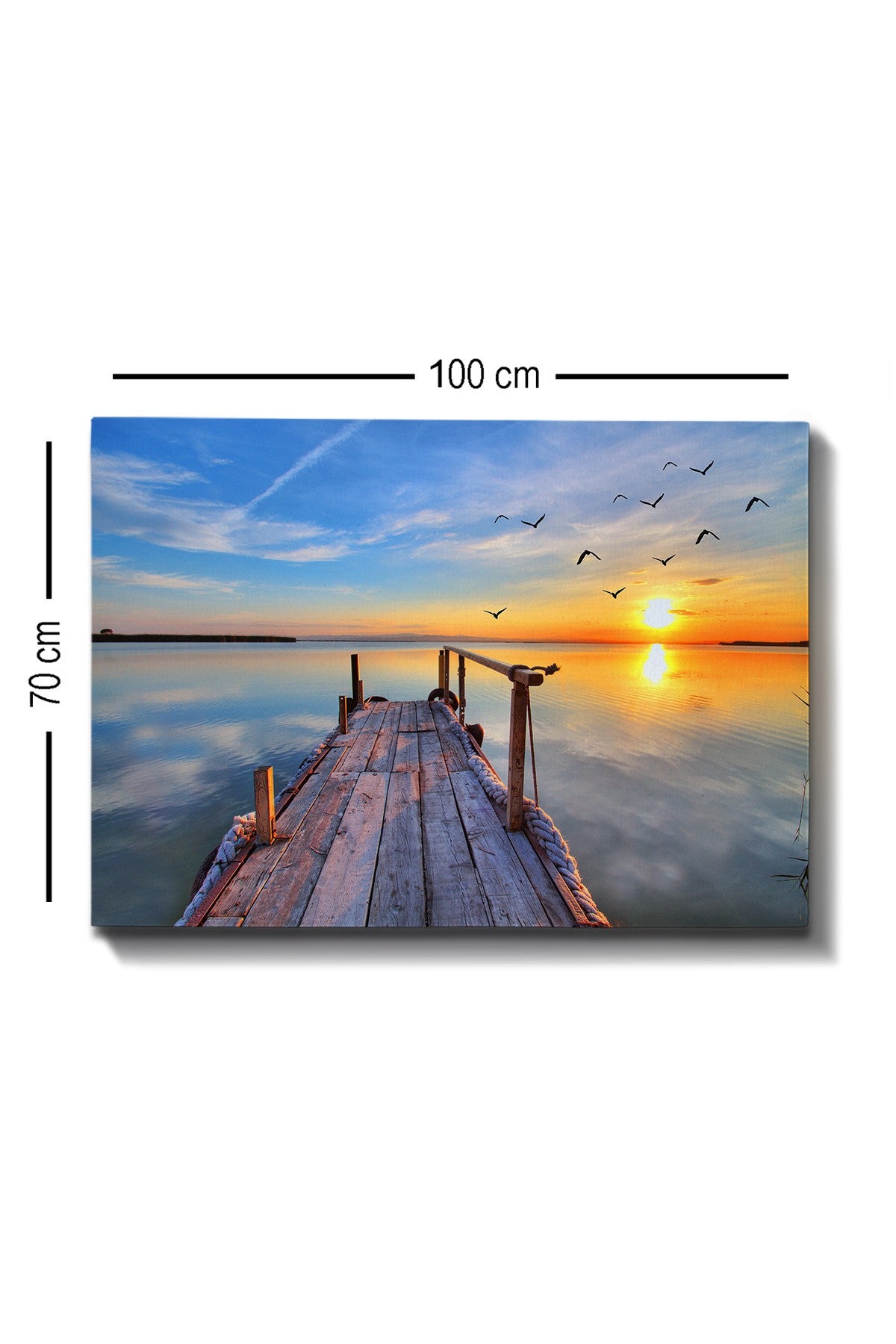 Kanvas Tablo (70 x 100) Bild - Mehrfarbig in Mehrfarbig präsentiert im Onlineshop von KAQTU Design AG. Bild ist von Wallity