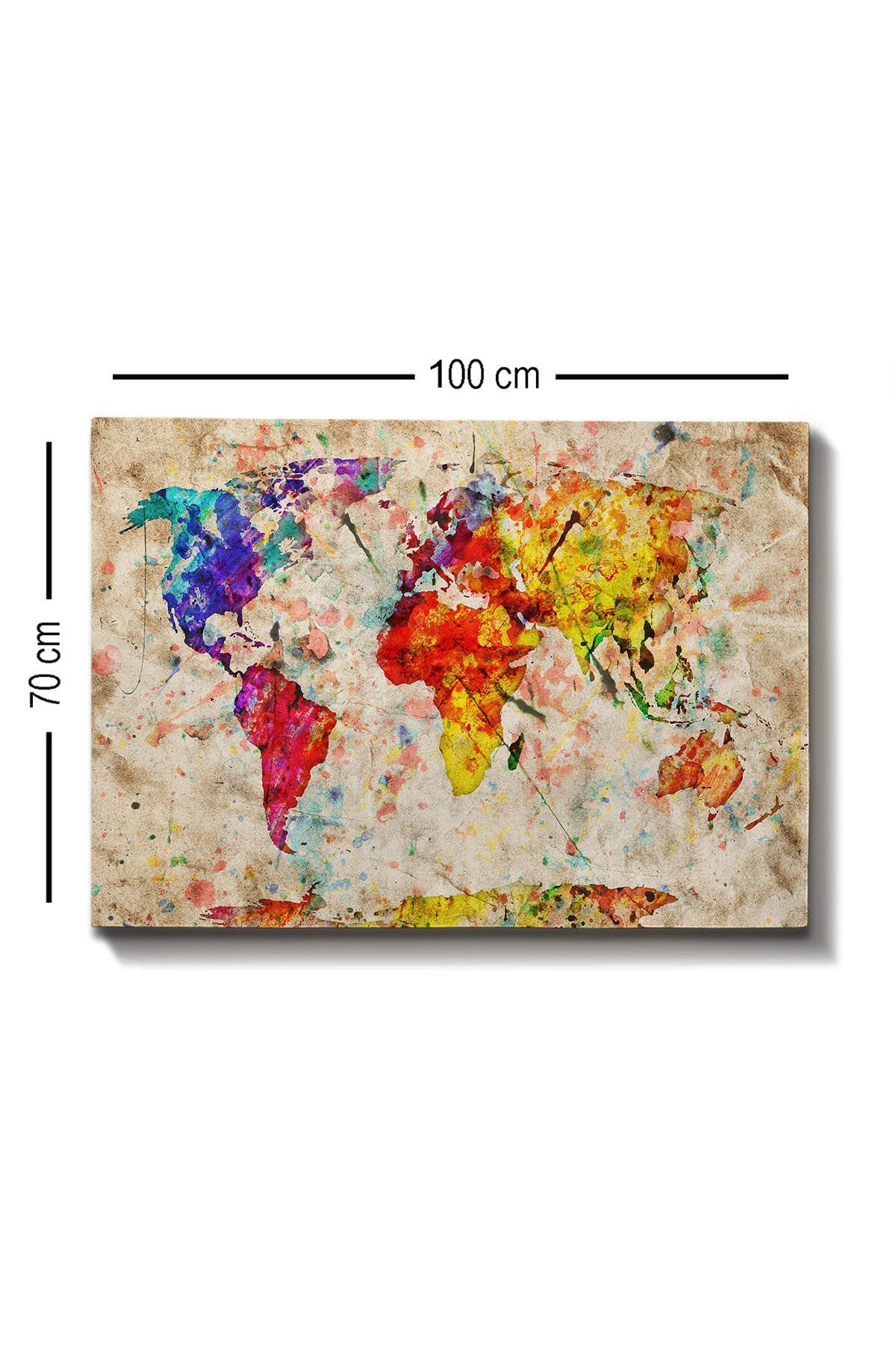 Kanvas Tablo (70 x 100) Bild - Mehrfarbig in Mehrfarbig präsentiert im Onlineshop von KAQTU Design AG. Bild ist von Wallity