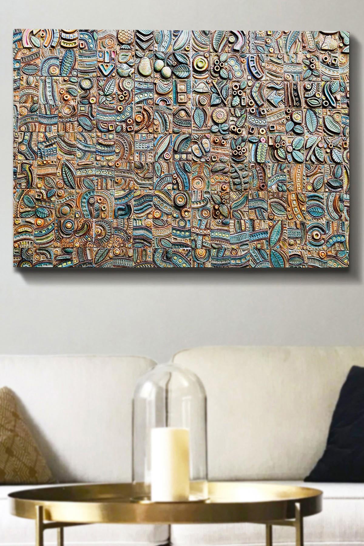 Entdecken Sie das beeindruckende Kanvas Tablo (70 x 100) von Wallity. Ein farbenfrohes Kunstwerk, das jeden Raum stilvoll verwandelt.